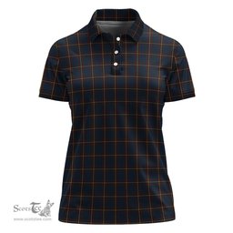 Scottish MacLaine of Lochbuie Hunting Clan Tartan Polo Shirt For Women, Women's Scottish Polo Shirt Scottish Plaid Tartan Plaid - ScotsTee - scotstee.com