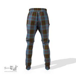 Scottish Anderson Clan Family Crest Tartan Joggers Pants