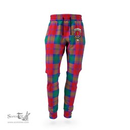 Scottish Auchinleck Clan Family Crest Tartan Joggers Pants