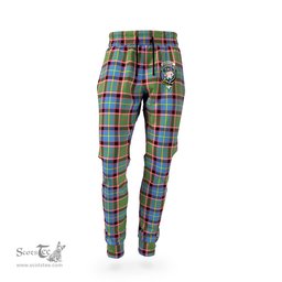 Scottish Aikenhead Clan Family Crest Tartan Joggers Pants