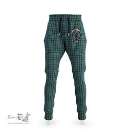 Scottish Arbuthnot Clan Family Crest Tartan Joggers Pants