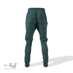 Scottish Arbuthnot Clan Family Crest Tartan Joggers Pants