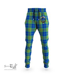Scottish Barclay Hunting Ancient Clan Family Crest Tartan Joggers Pants