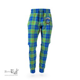 Scottish Barclay Hunting Ancient Clan Family Crest Tartan Joggers Pants