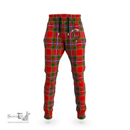 Scottish Butter Clan Family Crest Tartan Joggers Pants