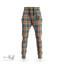 Scottish Buchanan Ancient Clan Family Crest Tartan Joggers Pants