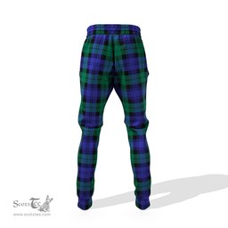 Scottish Black Watch Modern Clan Family Crest Tartan Joggers Pants