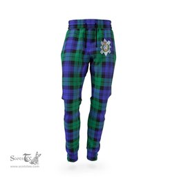 Scottish Black Watch Modern Clan Family Crest Tartan Joggers Pants
