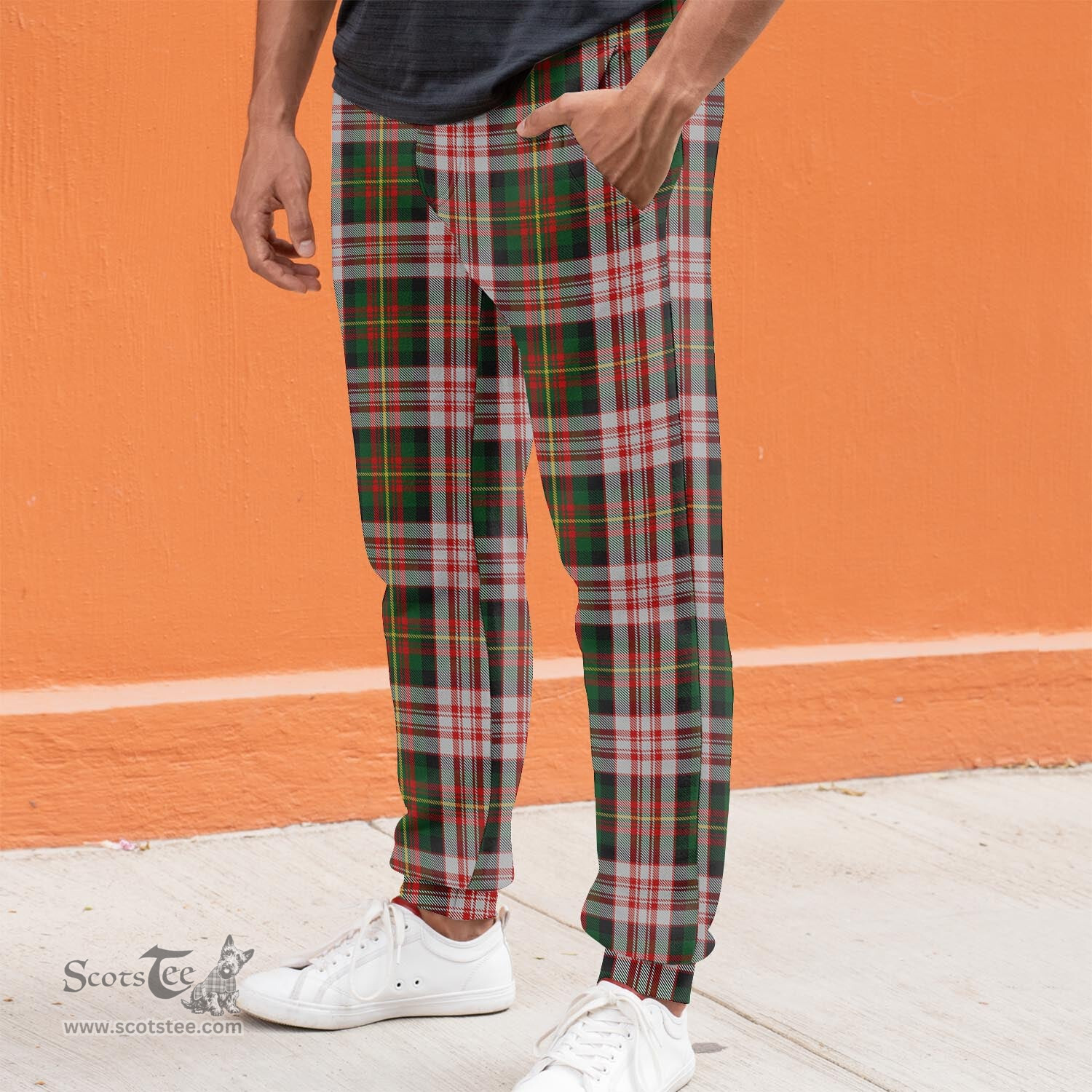 Scottish Carnegie Dress Clan Tartan Joggers Pants