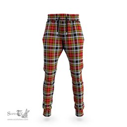 Scottish Buchanan Old Dress Clan Tartan Joggers Pants