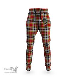 Scottish Buchanan Old Dress Clan Family Crest Tartan Joggers Pants