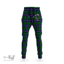 Scottish Carmichael Modern Clan Family Crest Tartan Joggers Pants