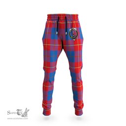 Scottish Blane Clan Family Crest Tartan Joggers Pants