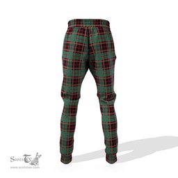 Scottish Buchan Ancient Clan Family Crest Tartan Joggers Pants