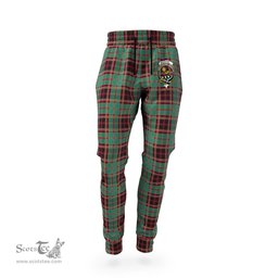 Scottish Buchan Ancient Clan Family Crest Tartan Joggers Pants
