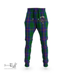 Scottish Carmichael Clan Family Crest Tartan Joggers Pants
