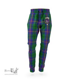 Scottish Carmichael Clan Family Crest Tartan Joggers Pants
