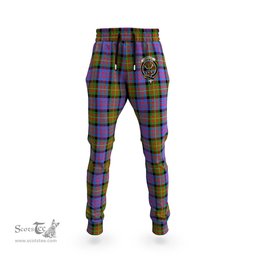 Scottish Carnegie Ancient Clan Family Crest Tartan Joggers Pants