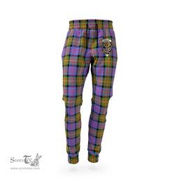 Scottish Carnegie Ancient Clan Family Crest Tartan Joggers Pants