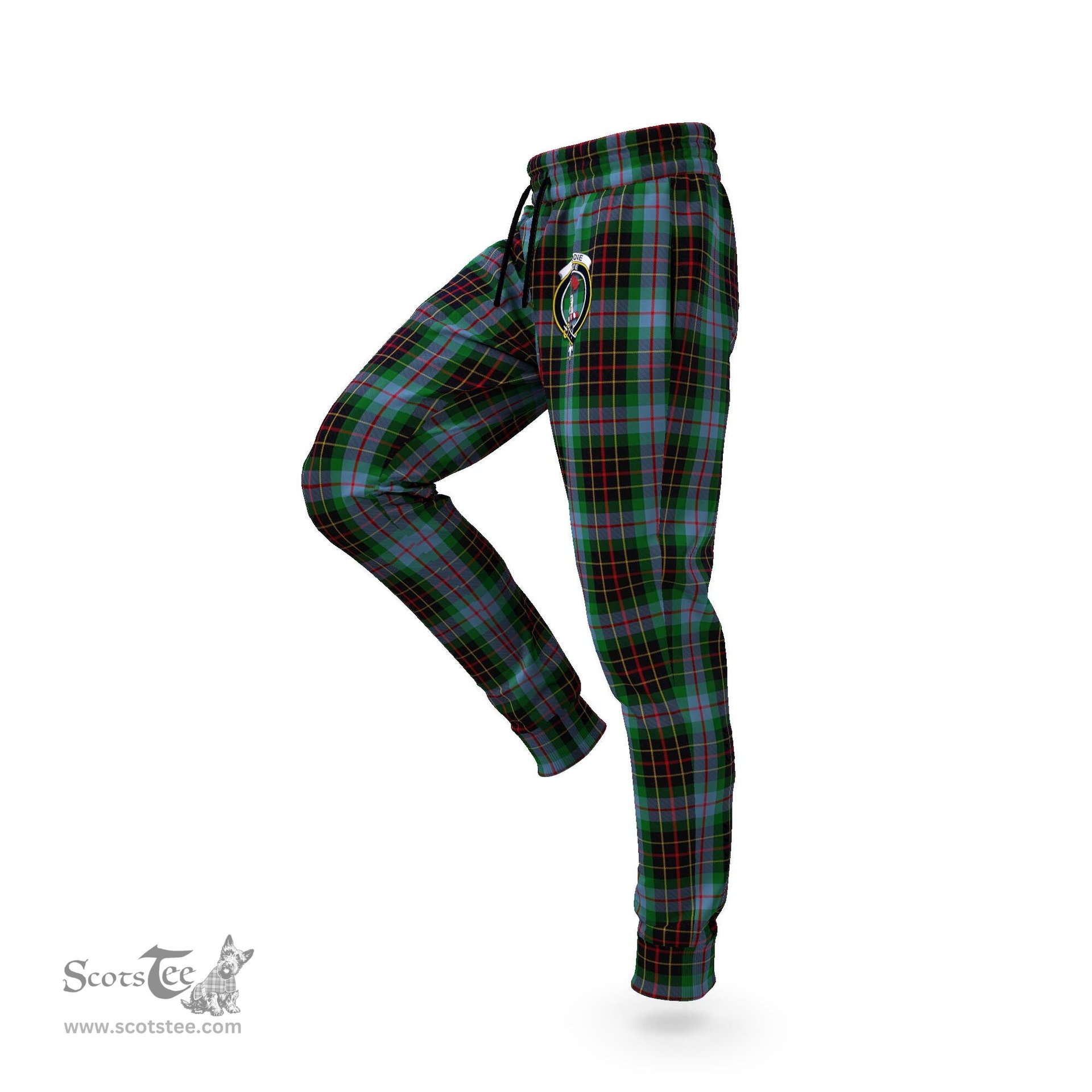 Scottish Brodie Hunting Clan Family Crest Tartan Joggers Pants