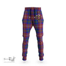 Scottish Chisholm Hunting Modern Clan Family Crest Tartan Joggers Pants