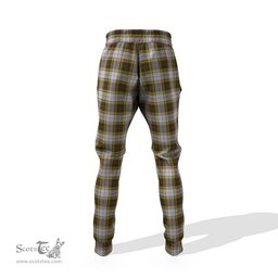 Scottish Buchanan Dress Clan Family Crest Tartan Joggers Pants