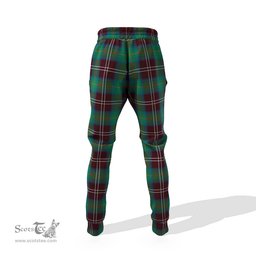 Scottish Chisholm Hunting Ancient Clan Family Crest Tartan Joggers Pants