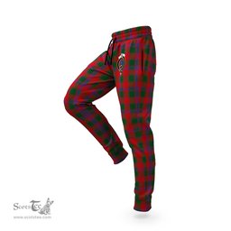 Scottish Bruce Old Clan Family Crest Tartan Joggers Pants