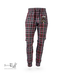 Scottish Borthwick Clan Family Crest Tartan Joggers Pants