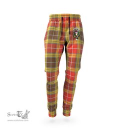 Scottish Buchanan Old Set Weathered Clan Family Crest Tartan Joggers Pants