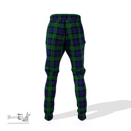 Scottish Black Watch Clan Family Crest Tartan Joggers Pants
