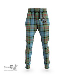 Scottish Cathcart Clan Family Crest Tartan Joggers Pants