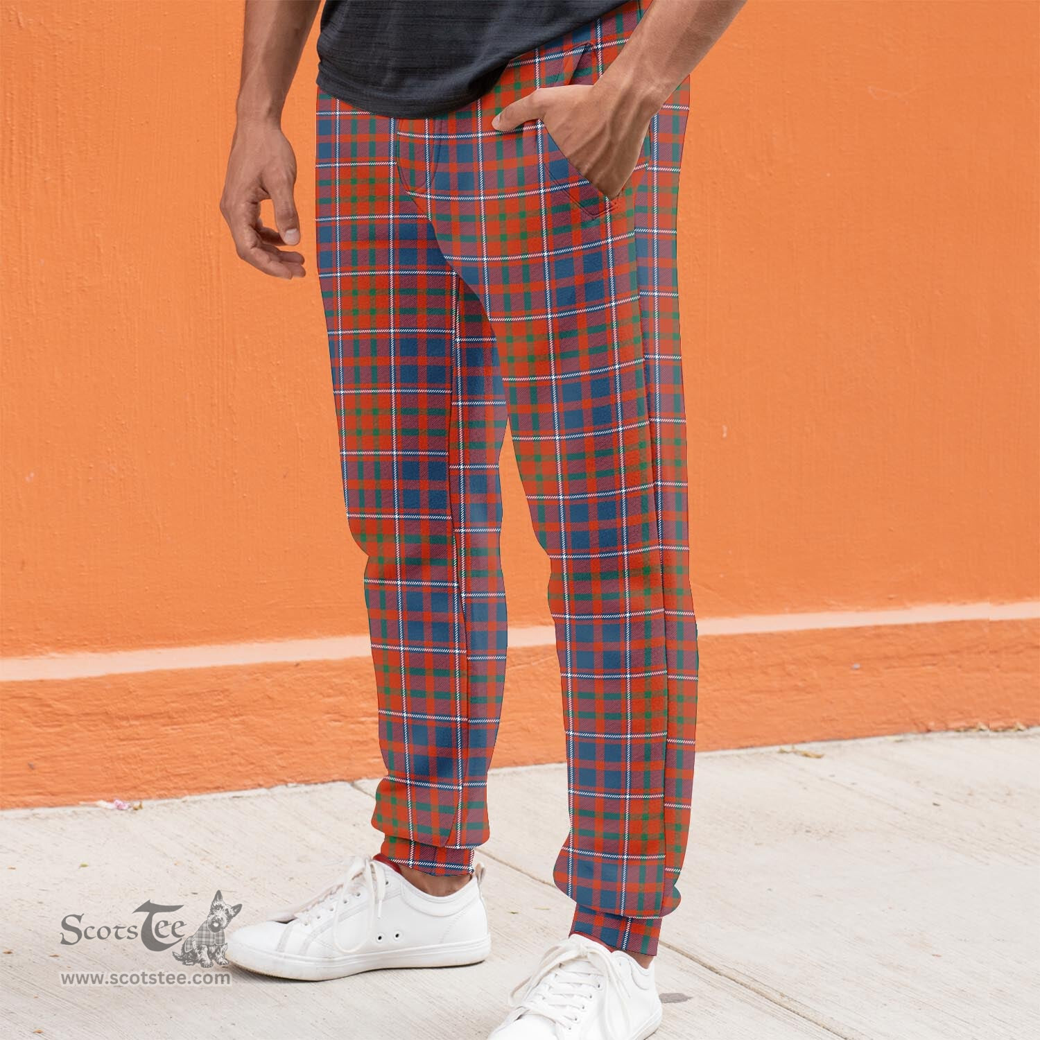 Scottish Cameron of Lochiel Ancient Clan Tartan Joggers Pants