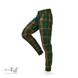 Scottish Chisholm Hunting Clan Family Crest Tartan Joggers Pants