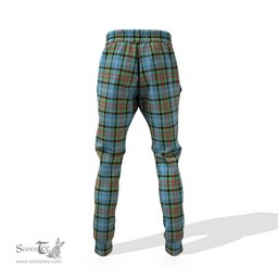 Scottish Brisbane modern Clan Family Crest Tartan Joggers Pants
