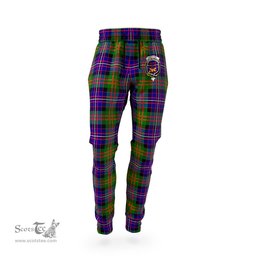 Scottish Cameron of Erracht Modern Clan Family Crest Tartan Joggers Pants