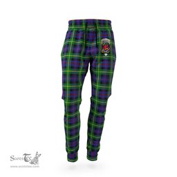 Scottish Farquharson Clan Family Crest Tartan Joggers Pants
