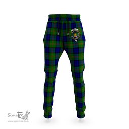 Scottish Dundas Modern Clan Family Crest Tartan Joggers Pants
