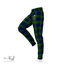 Scottish Dundas Modern Clan Family Crest Tartan Joggers Pants