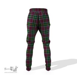 Scottish Crosbie Clan Family Crest Tartan Joggers Pants