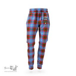 Scottish Congilton Clan Family Crest Tartan Joggers Pants
