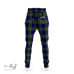 Scottish Colquhoun Modern Clan Family Crest Tartan Joggers Pants
