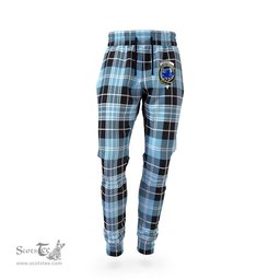 Scottish Clark (Lion) Ancient Clan Family Crest Tartan Joggers Pants