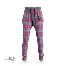 Scottish Crawford Ancient Clan Family Crest Tartan Joggers Pants