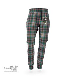 Scottish Craig Ancient Clan Family Crest Tartan Joggers Pants