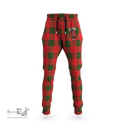 Scottish Erskine Modern Clan Family Crest Tartan Joggers Pants