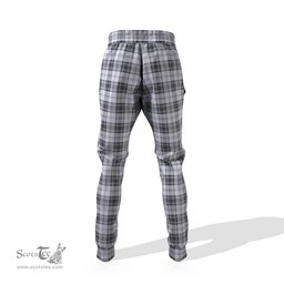 Scottish Douglas Grey Modern Clan Family Crest Tartan Joggers Pants