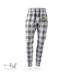 Scottish Douglas Grey Modern Clan Family Crest Tartan Joggers Pants