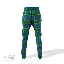 Scottish Duncan Ancient Clan Family Crest Tartan Joggers Pants