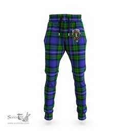 Scottish Donnachaidh Clan Family Crest Tartan Joggers Pants